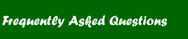 Frequently Asked Questions